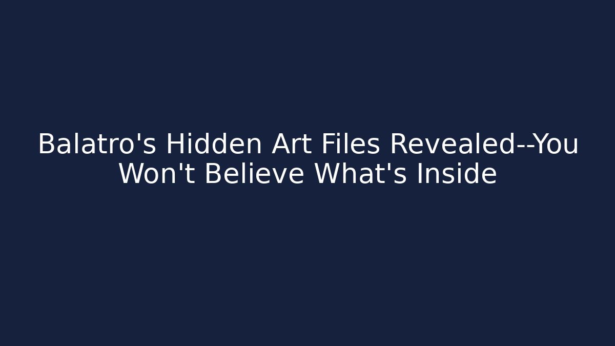 Balatro’s Hidden Art Files Revealed—You Won’t Believe What’s Inside
