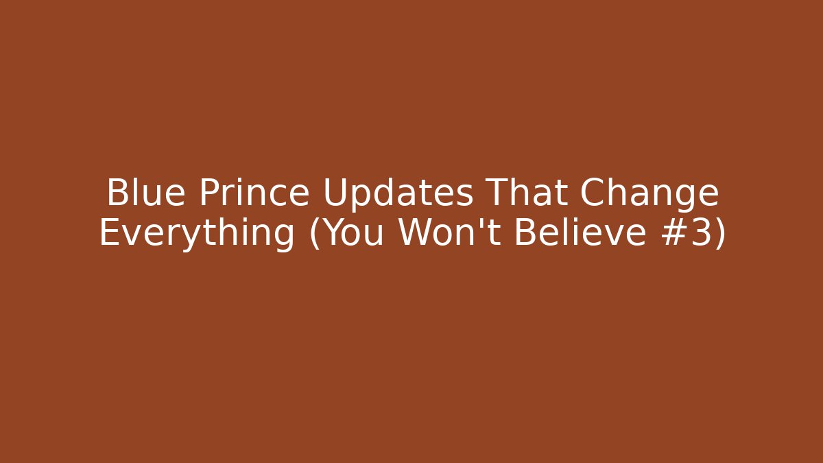 Blue Prince Updates That Change Everything (You Won't Believe #3)