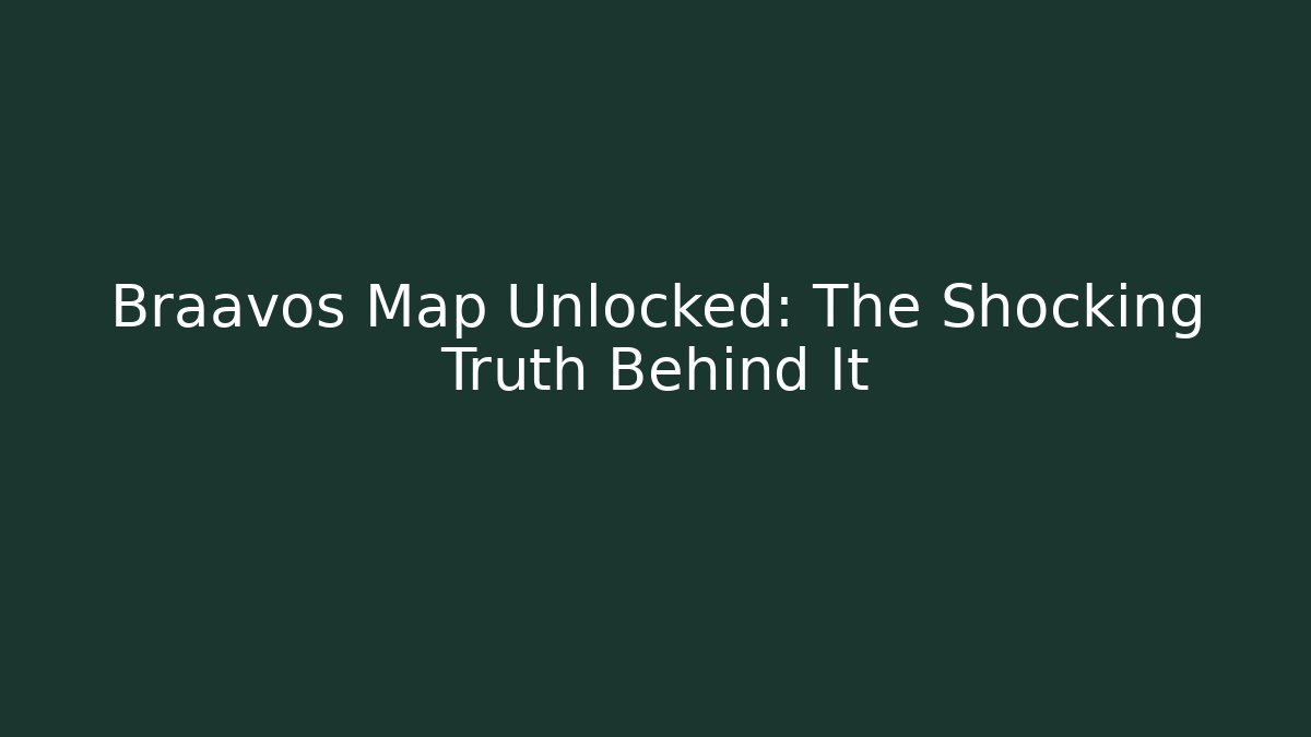 Braavos Map Unlocked: The Shocking Truth Behind It