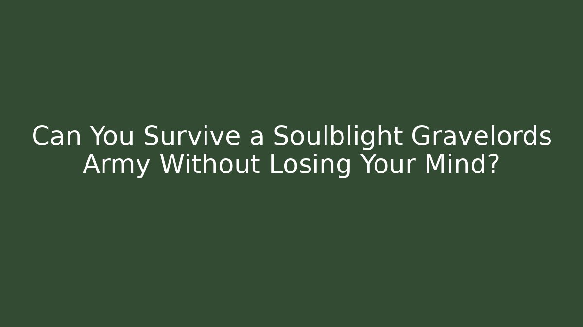 Can You Survive a Soulblight Gravelords Army Without Losing Your Mind?