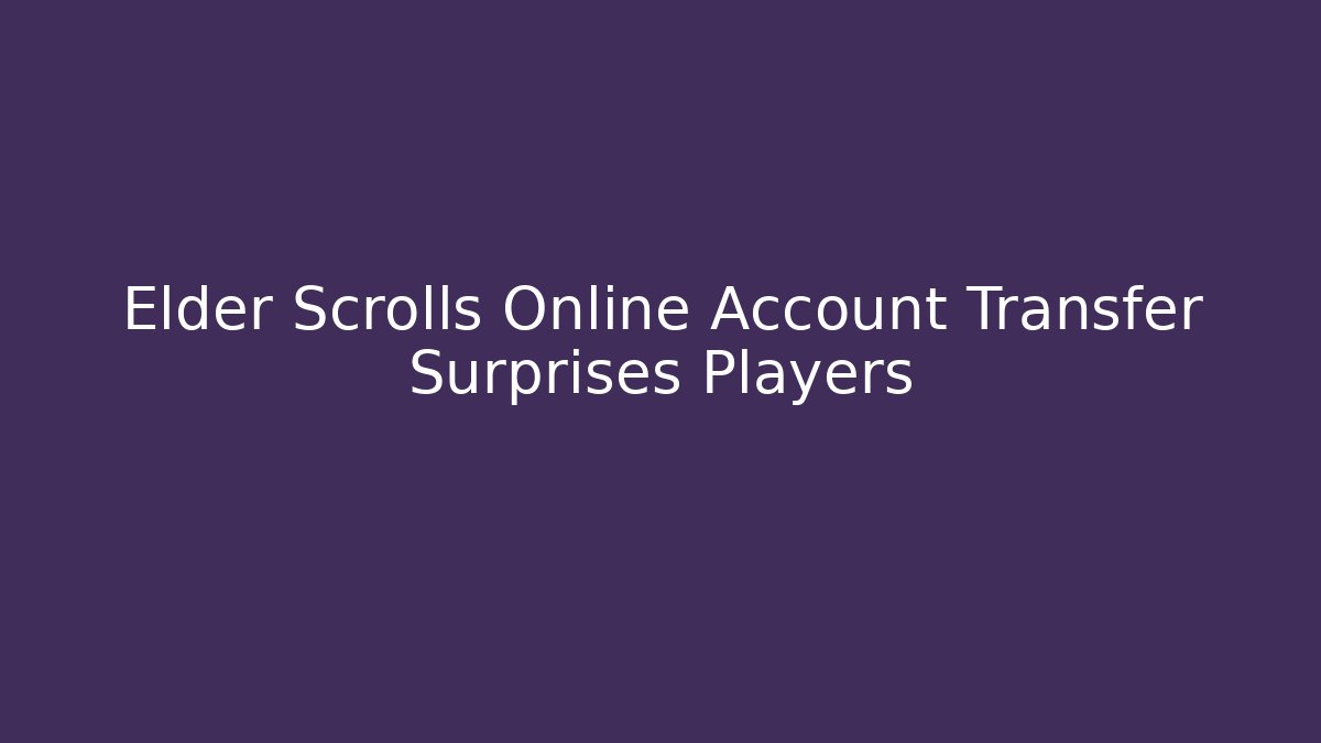 elder scrolls online account link