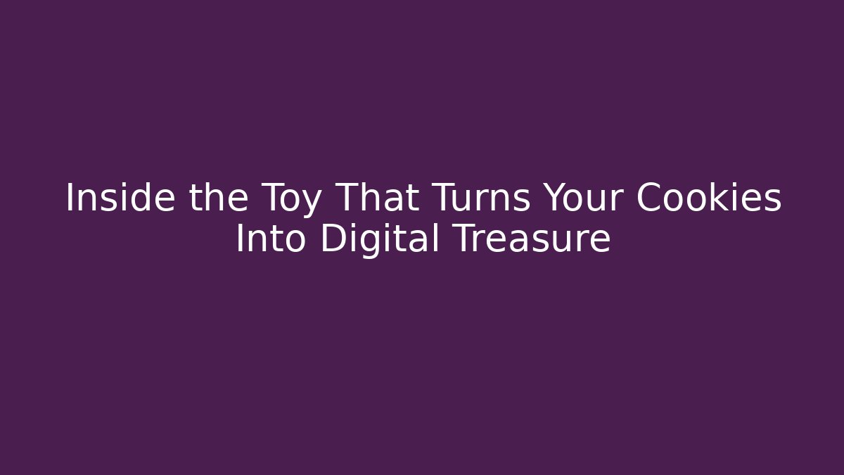 Inside the Toy That Turns Your Cookies Into Digital Treasure - Boomer Naturals