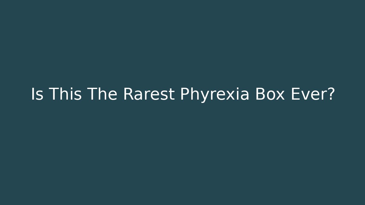 Is This The Rarest Phyrexia Box Ever? - Boomer Naturals