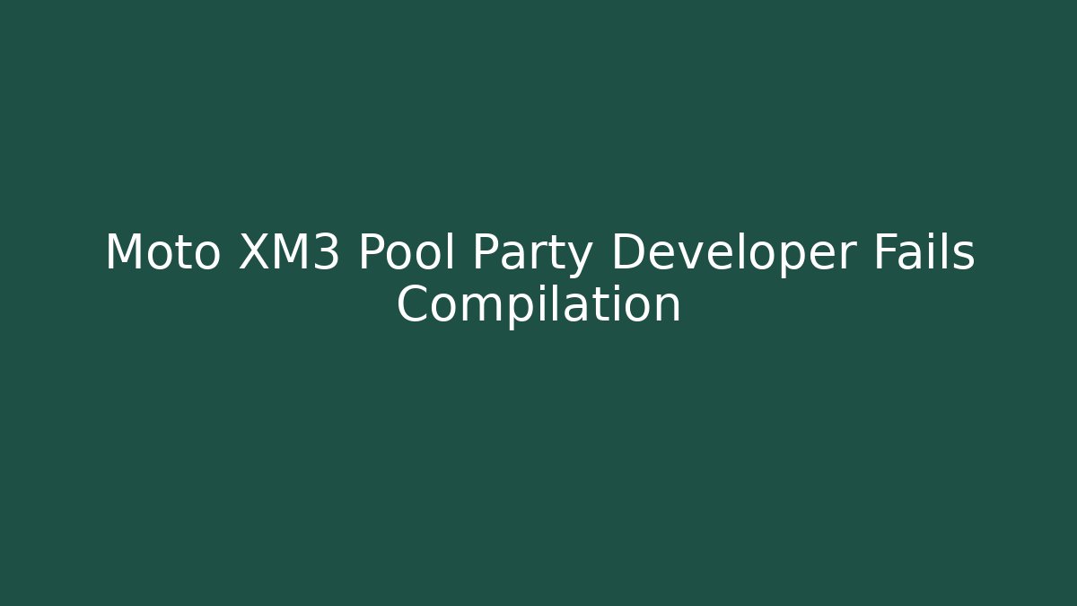 Moto XM3 Pool Party Developer Fails Compilation - Boomer Naturals