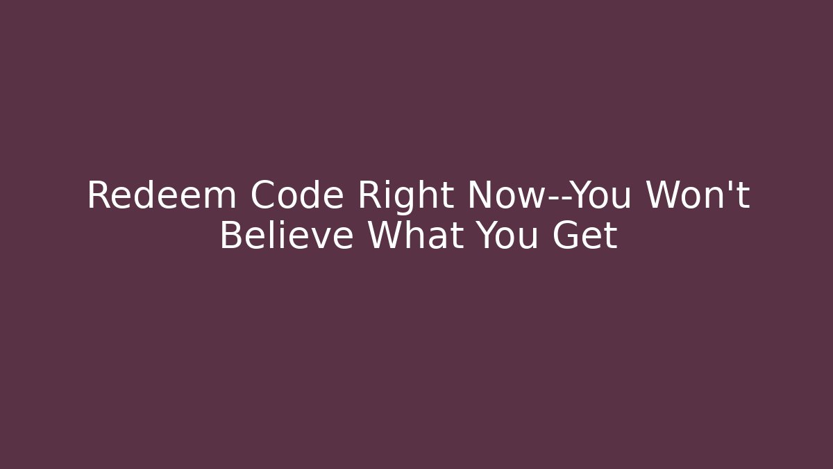 Redeem Code Right Now—You Won’t Believe What You Get - Boomer Naturals
