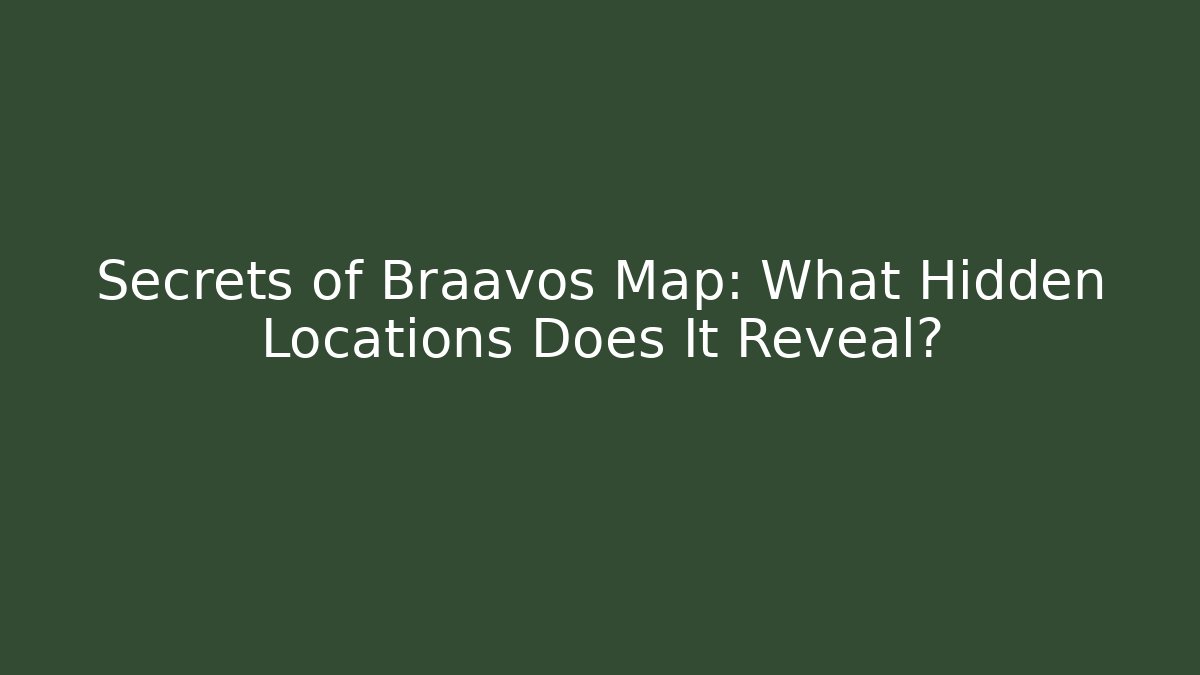 Secrets of Braavos Map: What Hidden Locations Does It Reveal?