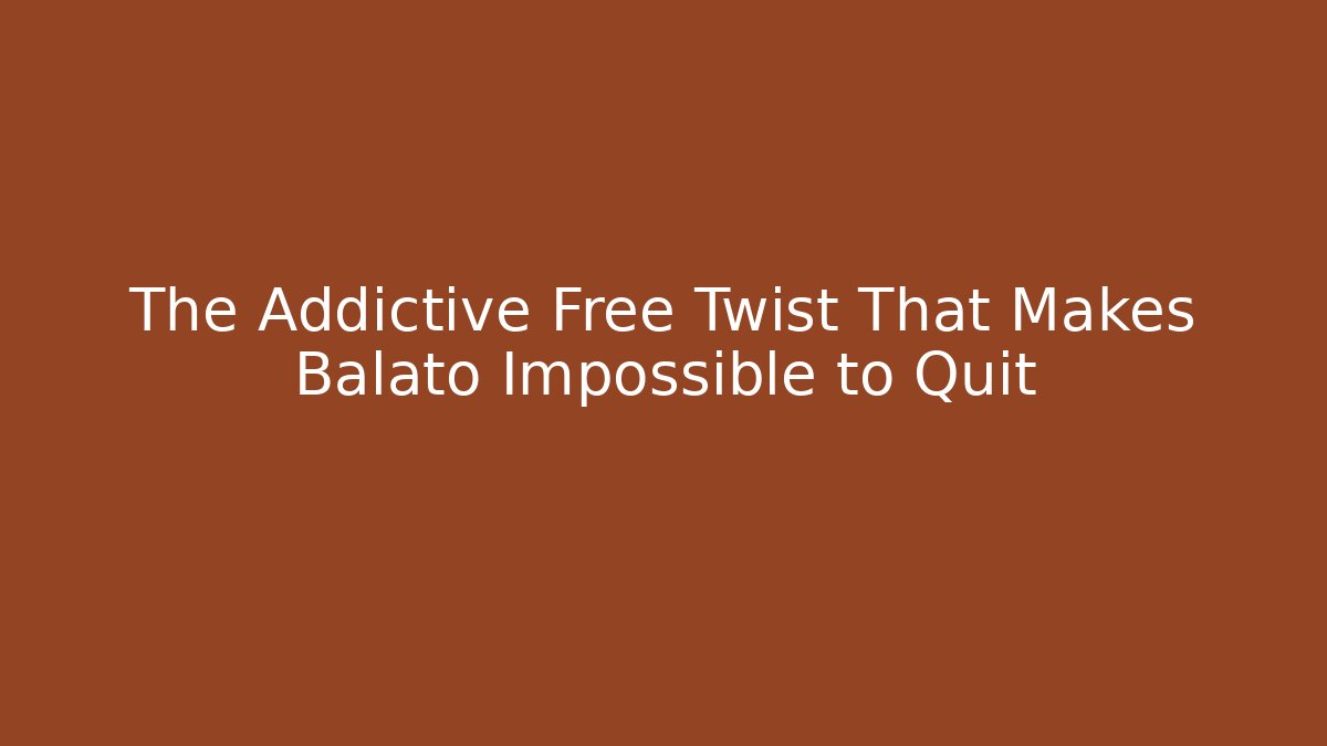 The Addictive Free Twist That Makes Balato Impossible to Quit