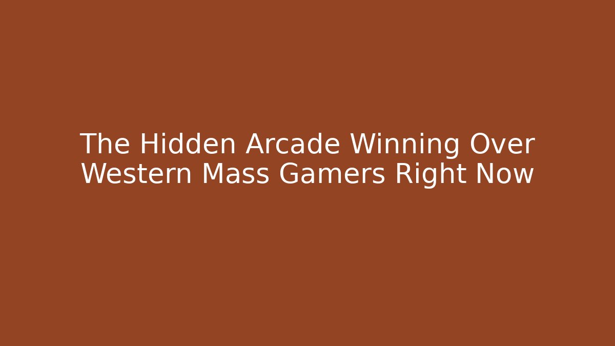 The Hidden Arcade Winning Over Western Mass Gamers Right Now