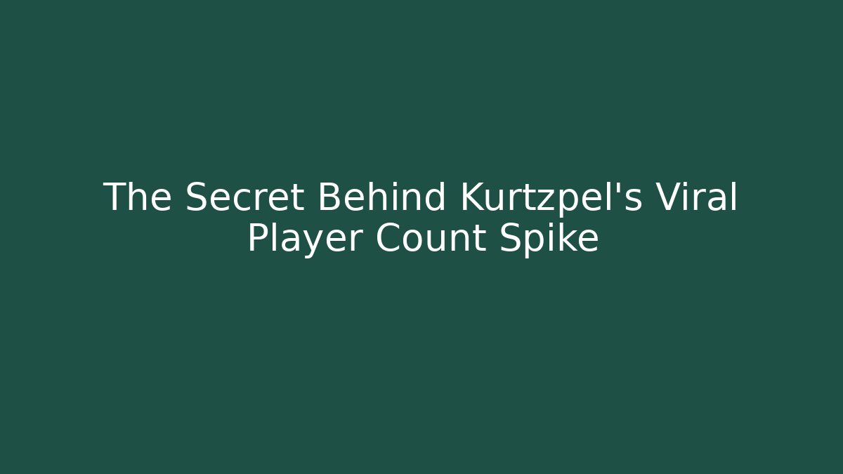 The Secret Behind Kurtzpel's Viral Player Count Spike