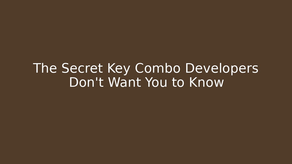 The Secret Key Combo Developers Don't Want You to Know - Boomer Naturals