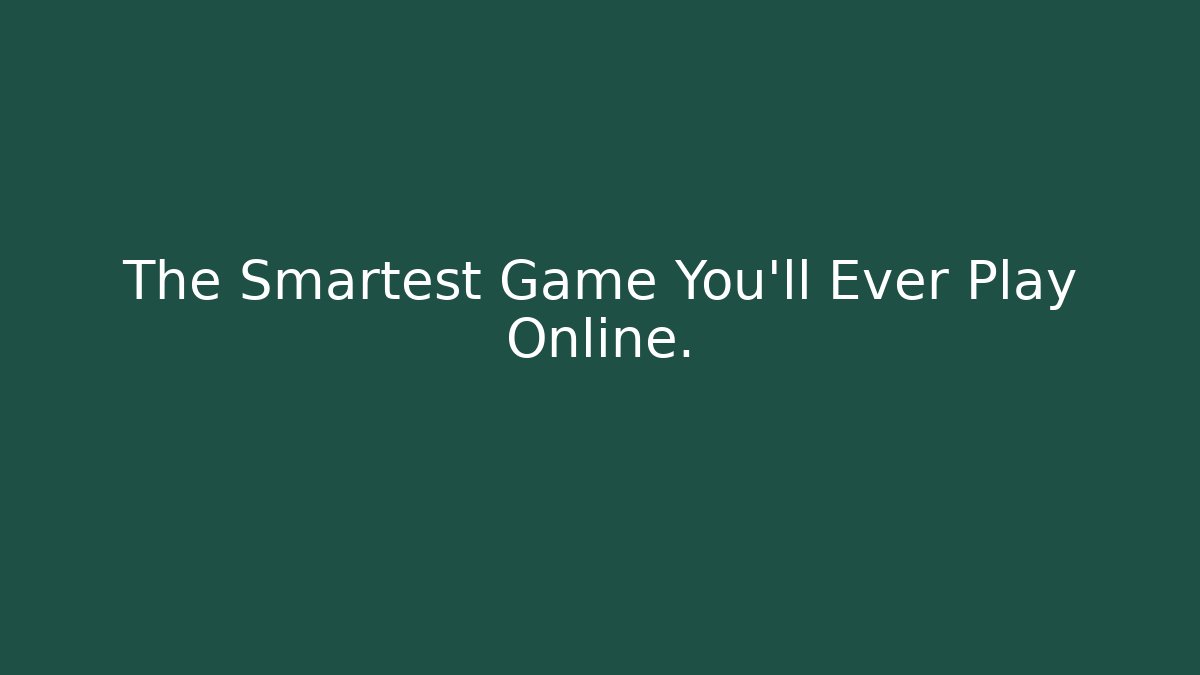 The Smartest Game You'll Ever Play Online. - Boomer Naturals