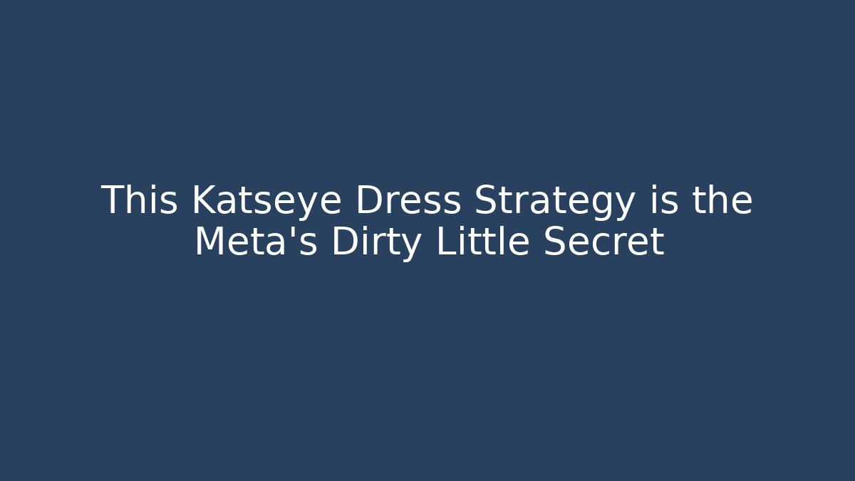 This Katseye Dress Strategy is the Meta's Dirty Little Secret