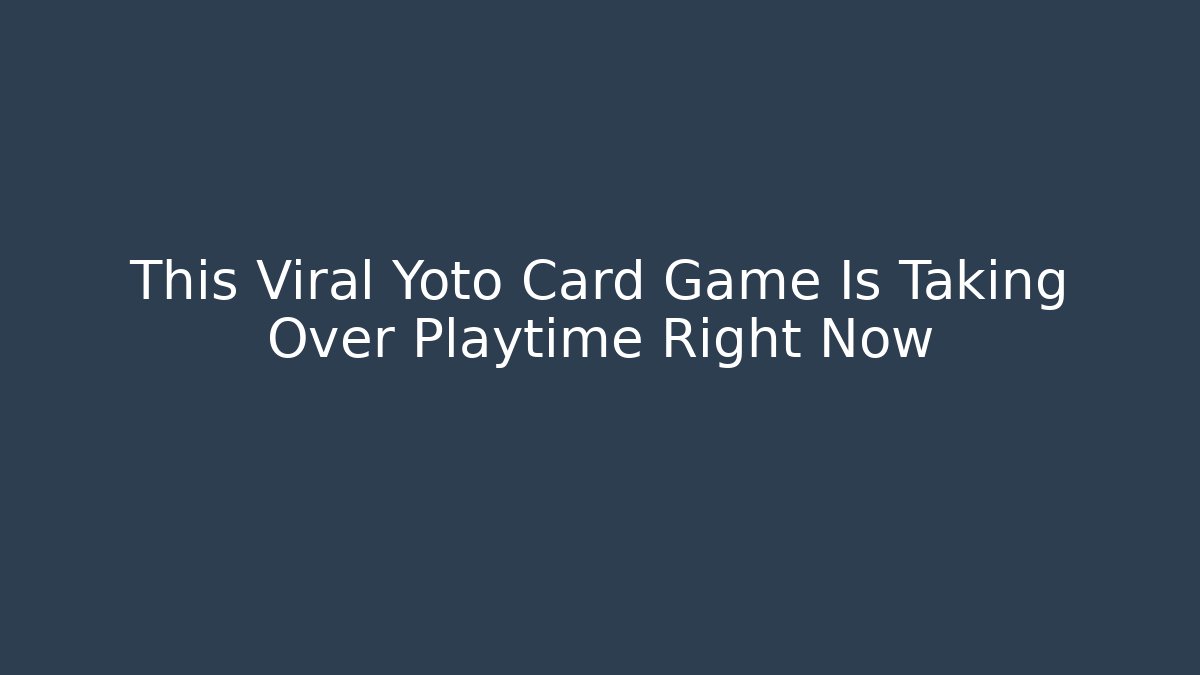 This Viral Yoto Card Game Is Taking Over Playtime Right Now - Boomer Naturals