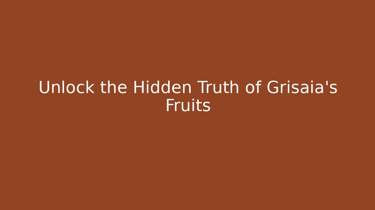 Unlock the Hidden Truth of Grisaia's Fruits