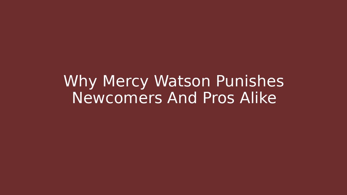 Why Mercy Watson Punishes Newcomers And Pros Alike