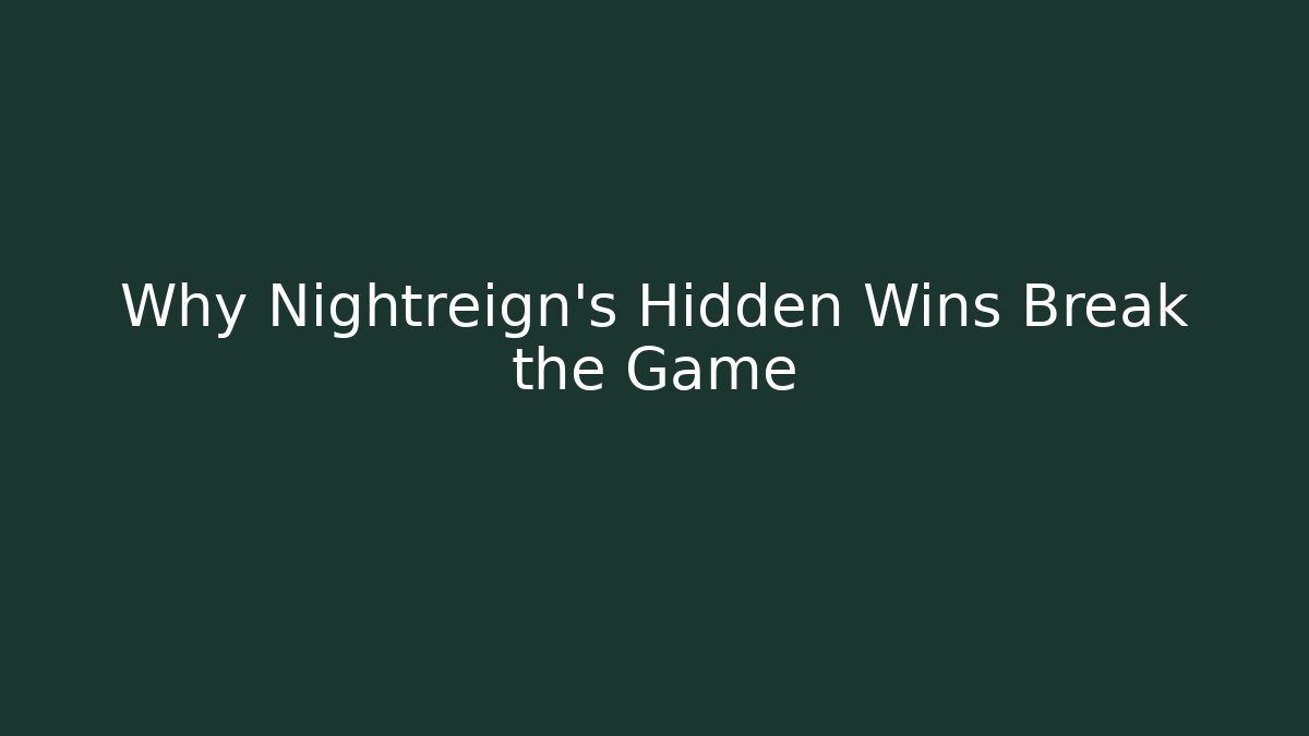 Why Nightreign's Hidden Wins Break the Game