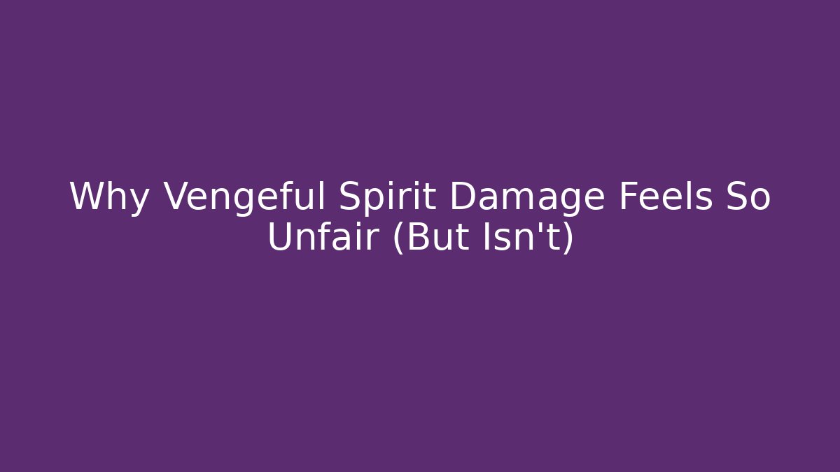 Why Vengeful Spirit Damage Feels So Unfair (But Isn't)